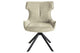 Silla de comedor giratoria Robert en color beige, vista 3