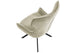Silla de comedor giratoria Robert en color beige, vista 5