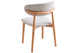 Silla de comedor Vera en color beige, vista 8