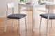 Silla de comedor Shia en color gris