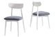 Silla de comedor Shia en color gris, vista 5
