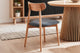 Silla de comedor Shia en color gris, vista 2