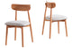 Silla de comedor Shia en color beige, vista 4