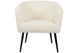 Butaca circular Melrose Linen Nature, vista 3