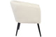 Butaca circular Melrose Linen Nature, vista 4