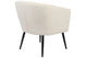 Butaca circular Melrose Linen Nature, vista 5