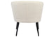 Butaca circular Melrose Linen Nature, vista 6
