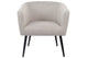 Butaca circular Melrose gris melange, vista 2