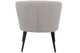 Butaca circular Melrose gris melange, vista 6