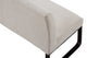 Banco tapizado con respaldo Share en color beige, vista 4