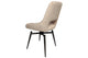 Silla de comedor giratoria Dara en color beige, vista 4