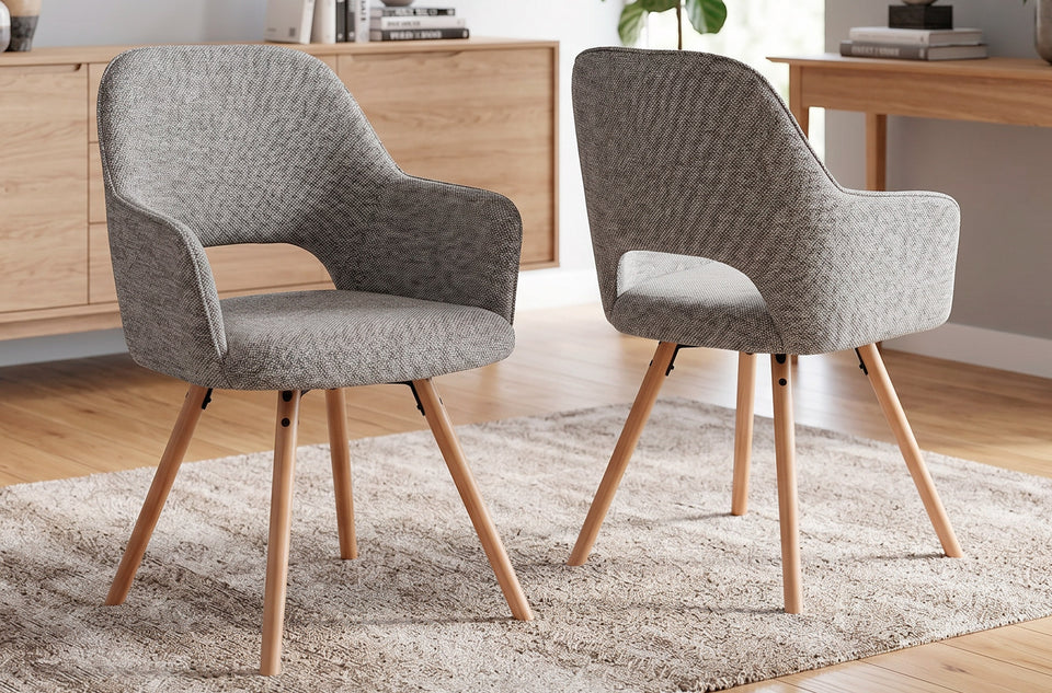 Silla de comedor giratoria Rimor