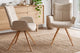 Silla de comedor Mireia en color beige