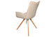 Silla de comedor Mireia en color beige, vista 4