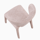 Silla de comedor Teddy en color beige, vista 3