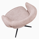 Silla de comedor giratoria Stuttgart en color beige, vista 3