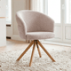 Silla de comedor giratoria Montreux en color beige