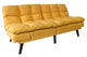 Sofá cama Cushion mostaza, vista 2