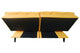 Sofá cama Cushion mostaza, vista 7