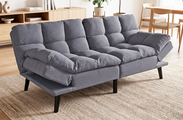Sofá cama Cushion en color gris