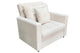 Sofá cama Divan corduroy crema, vista 4