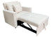 Sofá cama Divan corduroy crema, vista 5
