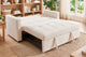 Sofá cama Divan corduroy crema, vista 8