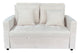 Sofá cama Divan corduroy crema, vista 10