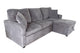 Sofá cama chaise longue con arcón corduroy gris, vista 3