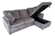 Sofá cama chaise longue con arcón corduroy gris, vista 4