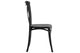 Silla de comedor Crossback en color negro, vista 4