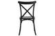Silla de comedor Crossback en color negro, vista 5