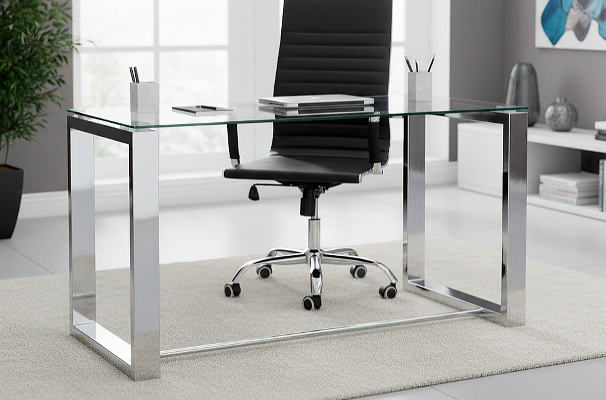 Escritorio Office cristal templado