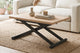 Mesa de centro elevable Natural