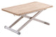Mesa de centro elevable en color blanco, vista 2