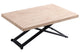 Mesa de centro elevable Zoe negro, vista 2