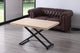 Mesa de centro elevable Zoe negro, vista 4
