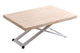 Mesa de centro elevable Zoe en color blanco, vista 2
