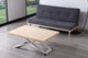 Mesa de centro elevable Zoe en color blanco, vista 3
