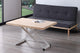 Mesa de centro elevable Zoe en color blanco, vista 4