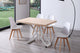 Mesa de centro elevable Zoe en color blanco, vista 5