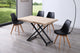 Mesa de centro elevable Zoe tapa con forma negro, vista 4