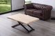 Mesa de centro elevable Zoe tapa con forma negro, vista 5