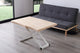 Mesa de centro elevable Zoe tapa con forma blanco, vista 4
