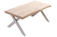 Mesa de centro elevable Xena en color blanco, vista 2