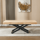 Mesa de comedor extensible Troya negro, vista 3