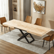 Mesa de comedor extensible Troya negro, vista 5