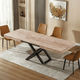 Mesa de comedor extensible Troya negro, vista 9