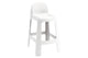 Taburete alto de exterior Bark blanco, vista 2