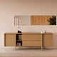 Mueble TV Pacific 180 puertas cajones en ambiente